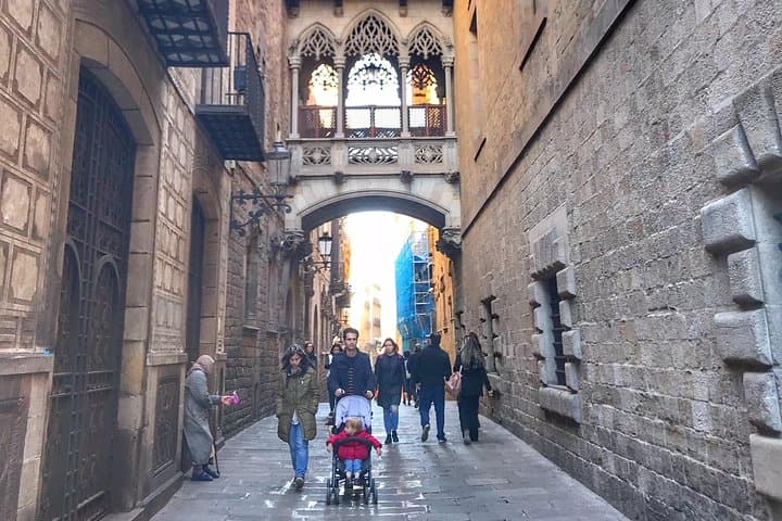 Barcelona em um dia para crianças e famílias com a Sagrada Família e área gótica