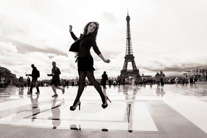 Sessão fotográfica privada em Paris