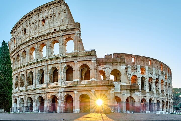 O amanhecer de Roma - café da manhã ao amanhecer em E-Bike