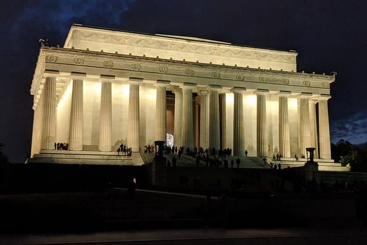 Excursão à noite pela cidade de Washington DC
