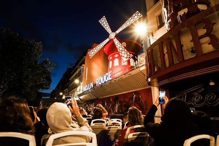Paris à noite Tootbus Tour