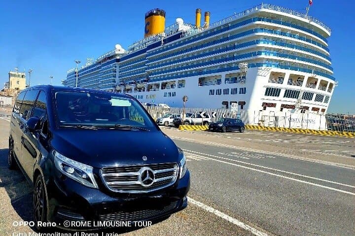 Transferência privada de Roma para o porto de Civitavecchia