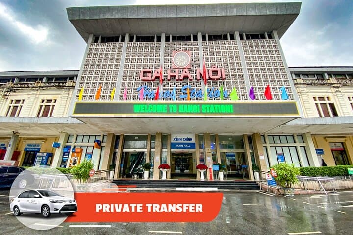 Transferência Privada: Estação Ferroviária de Hanoi de / para a cidade de Hanói