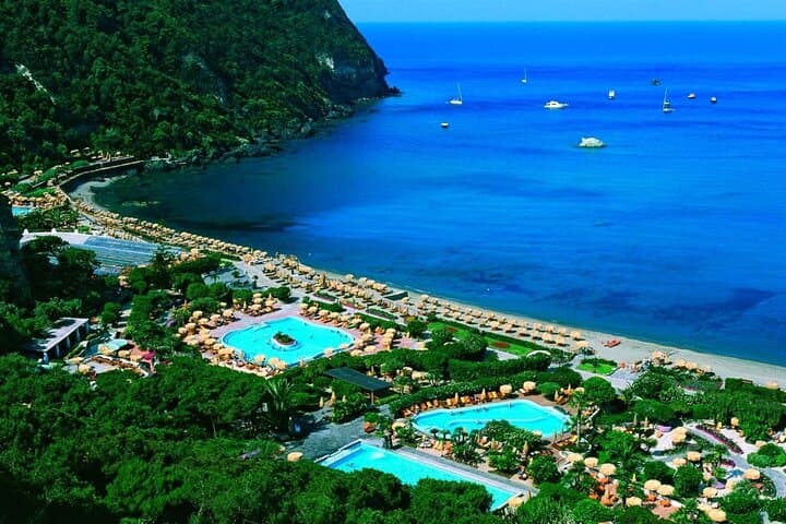 Bilhete de entrada para os Jardins Ischia Poseidon com transferência de hidrofólio