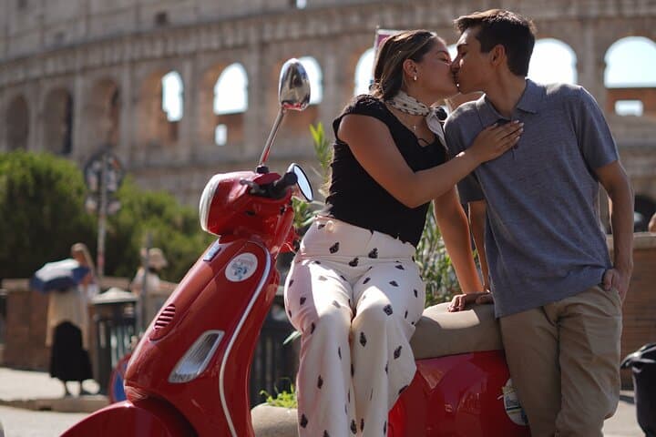 Vespa Tour em Roma com fotógrafo profissional