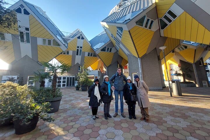 Tour privado de Delft, Rotterdam e Gouda com almoço e queijo