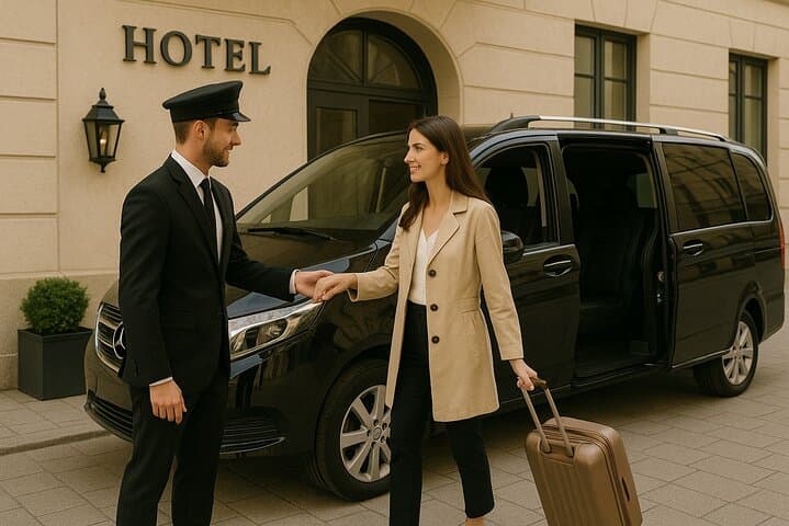 Lisboa Hotel to Airport Transfer Premium