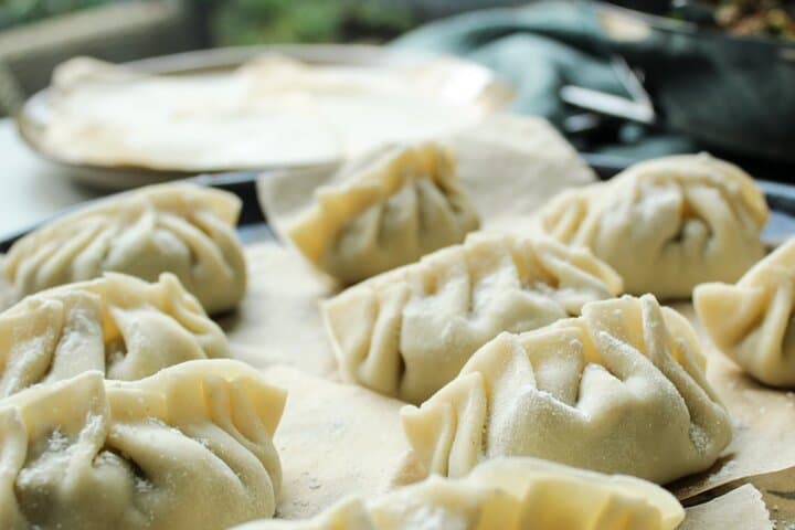 Dumplings asiáticos em Nova Iorque