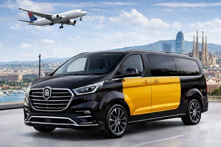 Táxi Da Cidade De Barcelona Para O Aeroporto De Barcelona