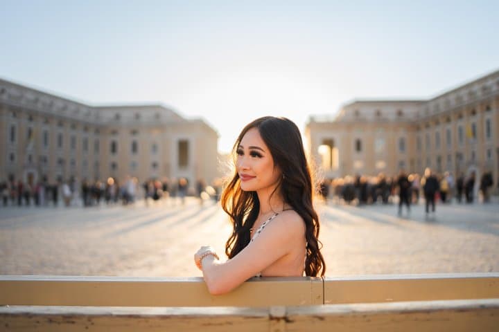Fotografia profissional em Roma com um fotógrafo local
