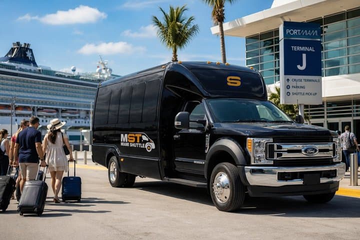 Transporte compartilhado do Aeroporto de Miami para Porto de Miami