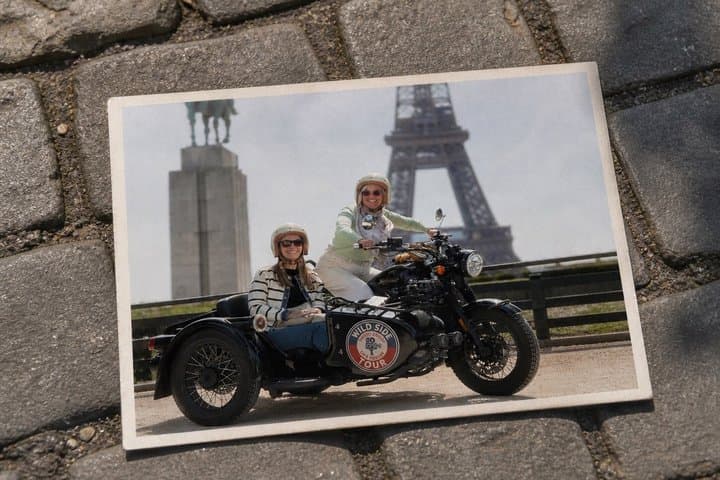 Paris: passeio de Sidecar com fotos impressas