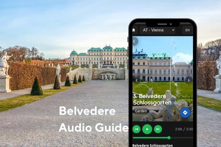 Palácio e Jardins do Belvedere - Guia Áudio (Sem Bilhete do Palácio)
