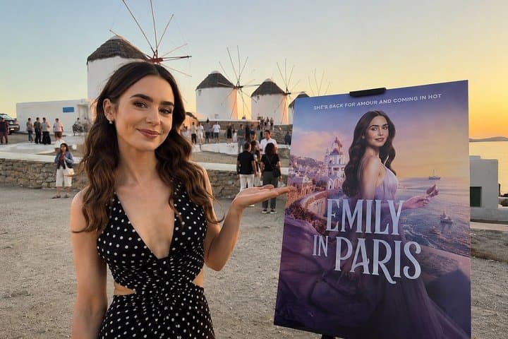 Emily in Paris Walking Tour Mykonos Locais de filmagem