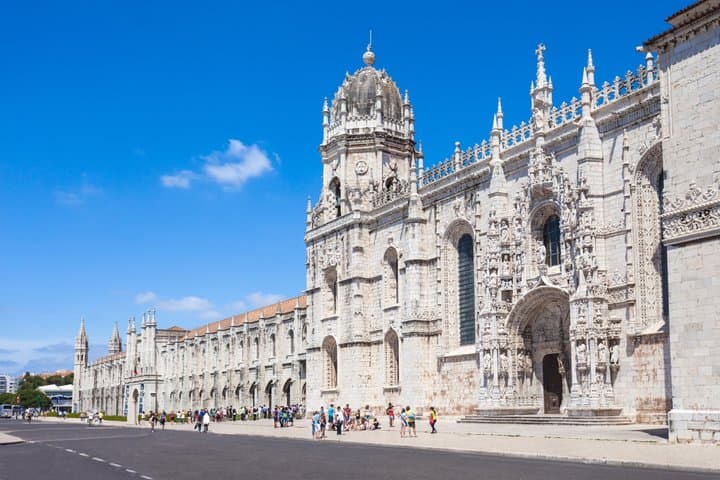 Bilhete de entrada para o Mosteiro de Jeronimos com auto-guia