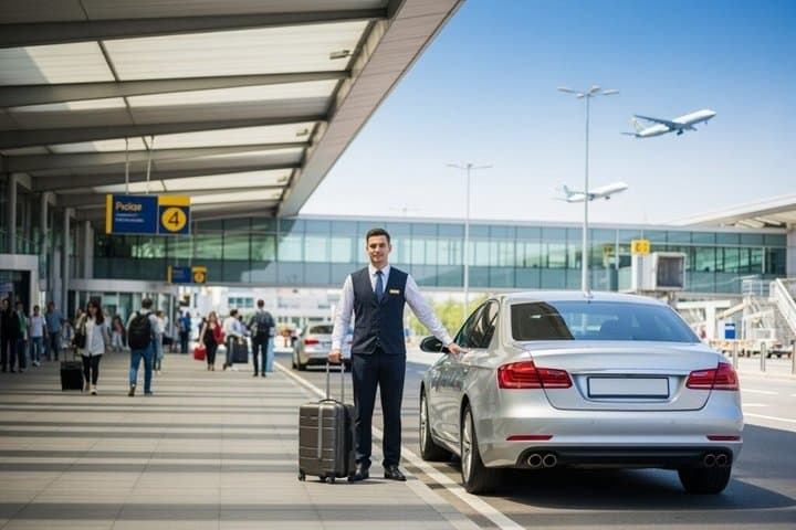Traslado privado do seu hotel em Roma para o Aeroporto de Fiumicino.