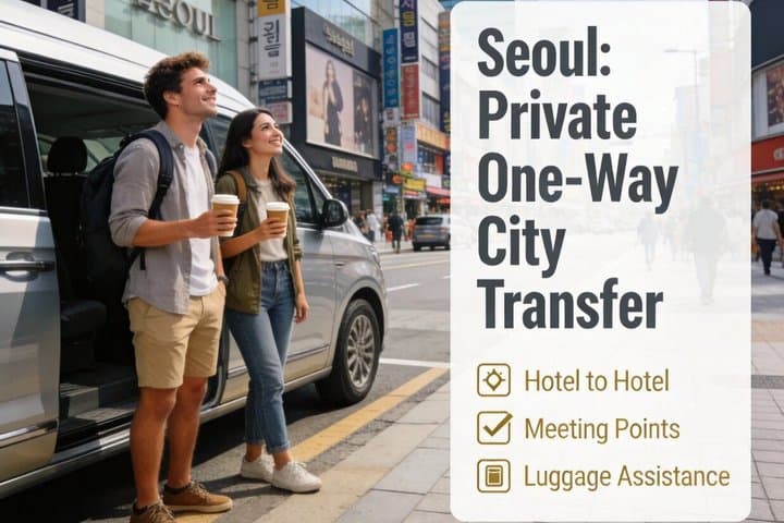 Seul: Transfer Privado de Ida