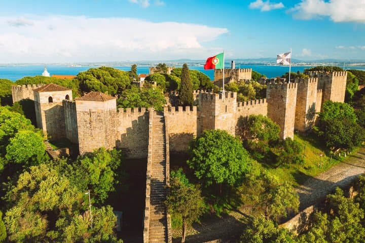Lisboa: E-ticket para St. George Castle & Audio Tour no seu telefone