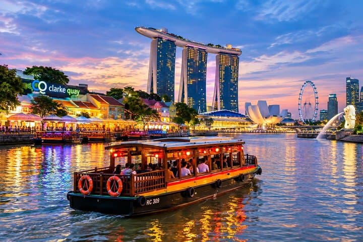 Cruzeiro no Rio de Singapura
